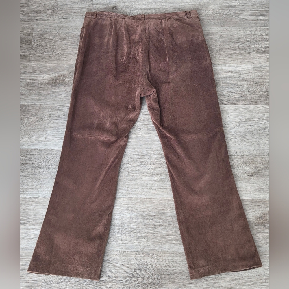 Lauren Ralph Lauren Women's Pants 100% Leather, Size 16, Vtg. - Picture 2 of 12